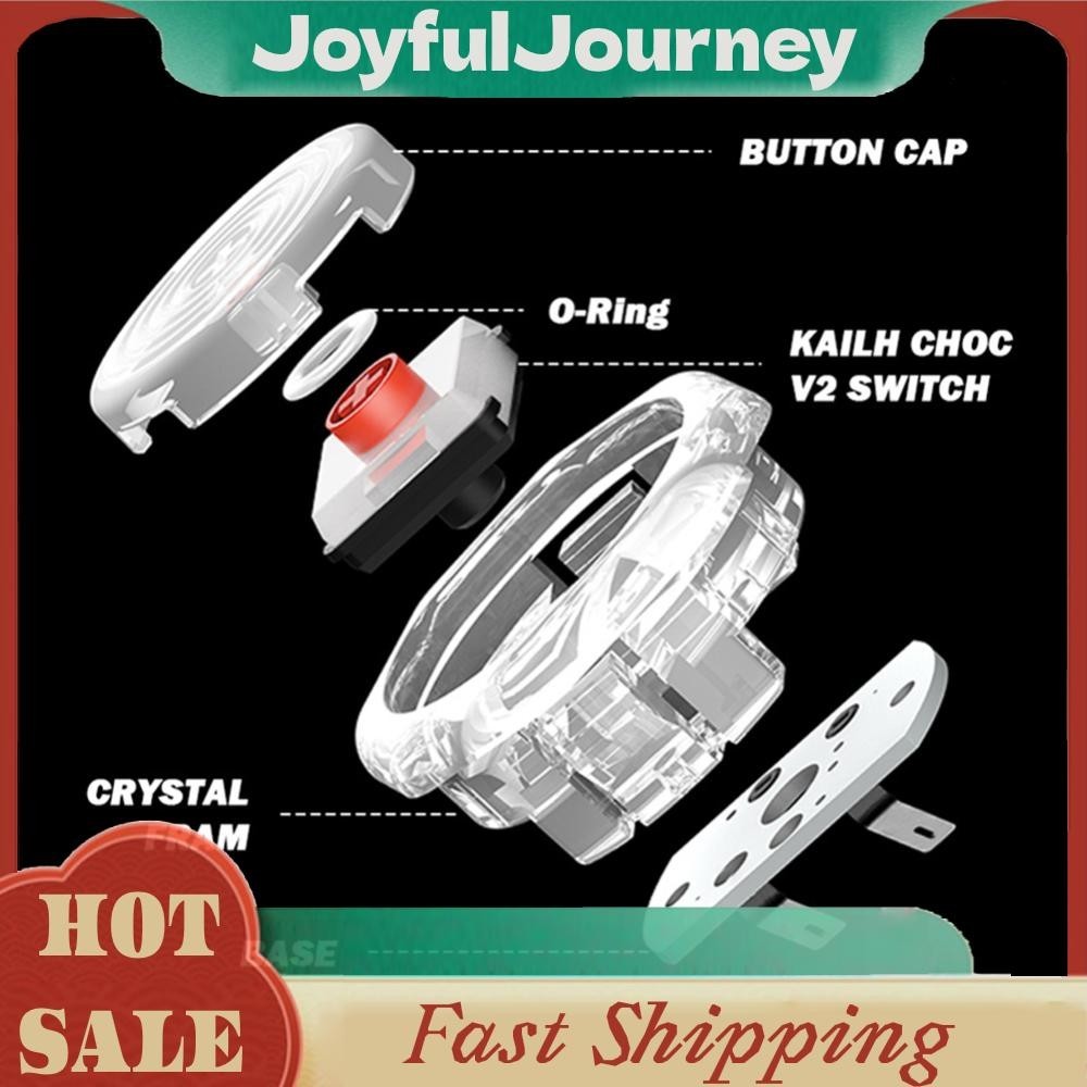 [ Joy ]Crystal Buckle Buttons Caps Mechanical Keycap 24MM/30MM สําหรับ HITBOX Arcade