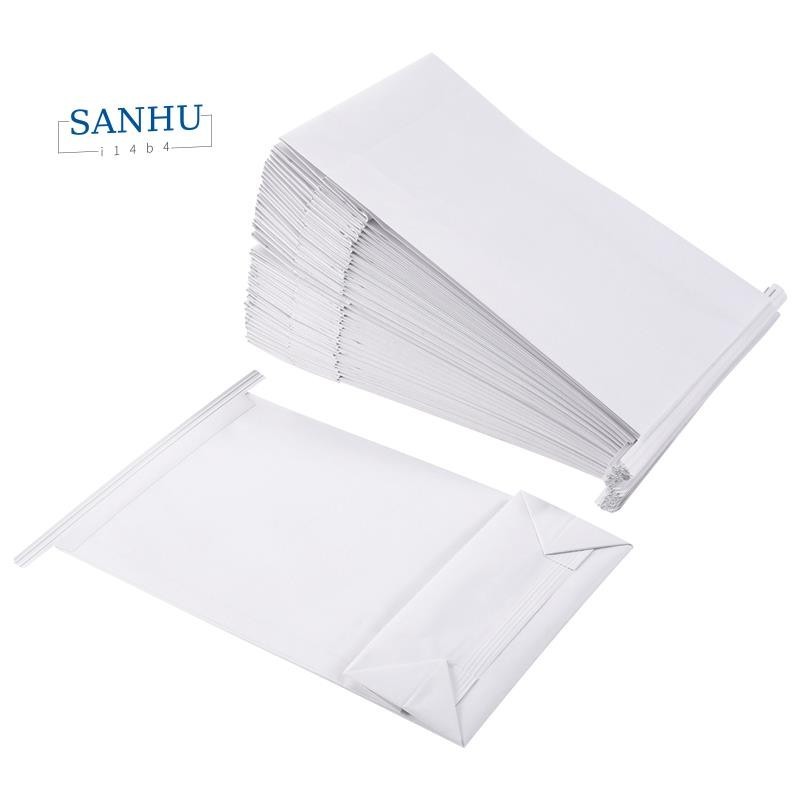 【 Sanhui14b4 】 ถุงอาเจียน 50 ชิ ้ น สีขาวสําหรับ Motion Morning Sickness และ Hangovers