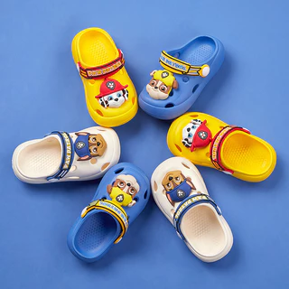 Cheerful Mario 13-19ซม รองเท้าแตะ Paw Patrol ขนาด สำหรับเด็ก วัสดุ EVA นุ่ม รองเท้ารัดส้นเด็กเล็ก กันลื่น รัดส้นแตะหัดเดิน