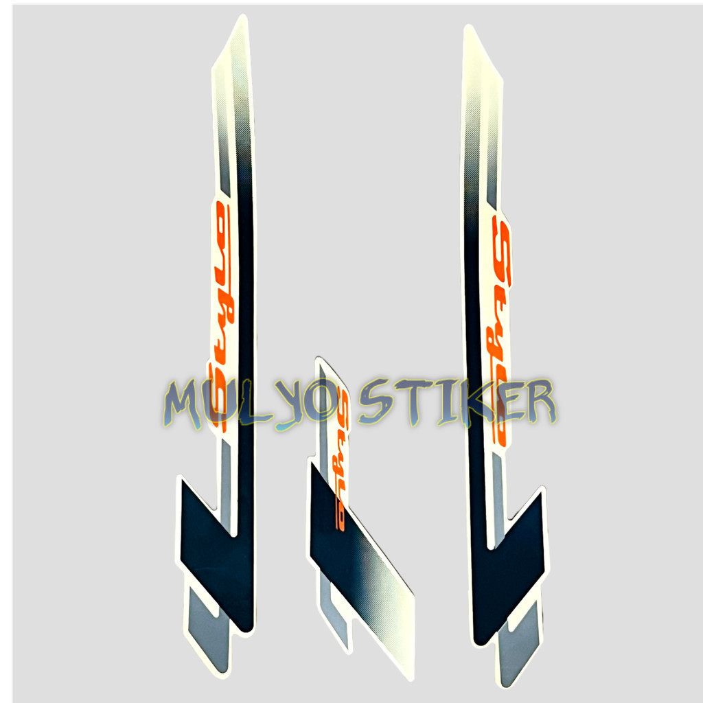Striping STICKER LIS LES POLET honda stylo 160 2024 ครีม STICKER รายชื่อร่างกายเต็มรถจักรยานยนต์มาตรฐานคุณภาพดีที่สุด