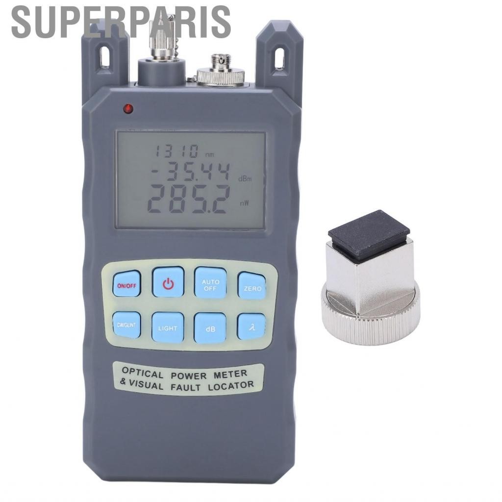 Superparis Optical Fiber Power Meter Powerful Accurate High Accuracy Red Light Source SC FC ST Universal Interface Optic Cable Tester