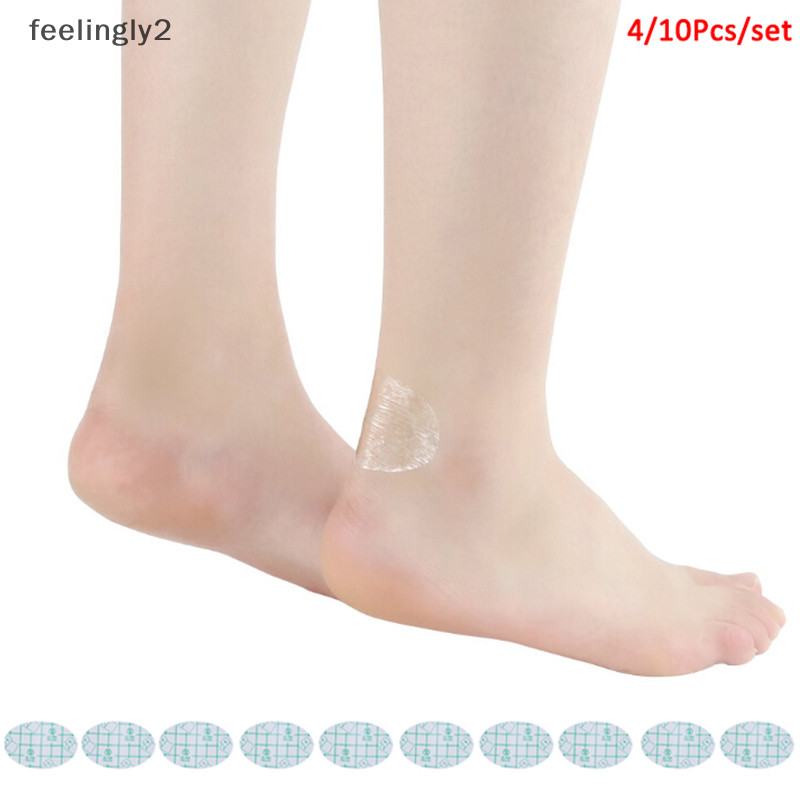 {WYB } 4/10pcs Foot Care Skin Blister Plaster Patch Protector Heel Patch Half Yard Pad {TH }