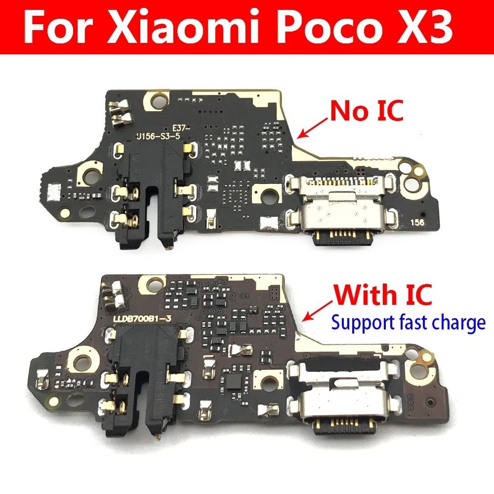 L364 & พร้อม IC Fast USB ชาร์จสําหรับ Xiaomi POCO X3 NFC Pro F3 M3 Mi3 Mi 3 Charger พอร์ตไมโครโฟน Fl