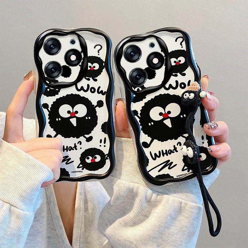 เคส tecno spark go 2024 เคสโทรศัพท ์ สีครีม-การ ์ ตูนสําหรับ infinix smart 8 เคส น ่ ารัก