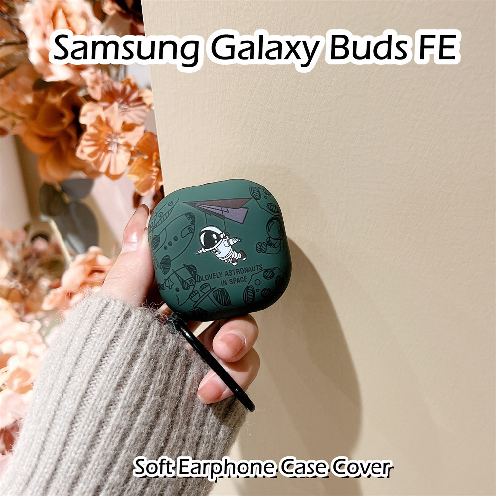 【 คุณภาพสูง 】 สําหรับเคส Samsung Galaxy Buds FE การ ์ ตูนอินเทรนด ์ TPU เคสหูฟังซิลิโคนอ ่ อนนุ ่ ม