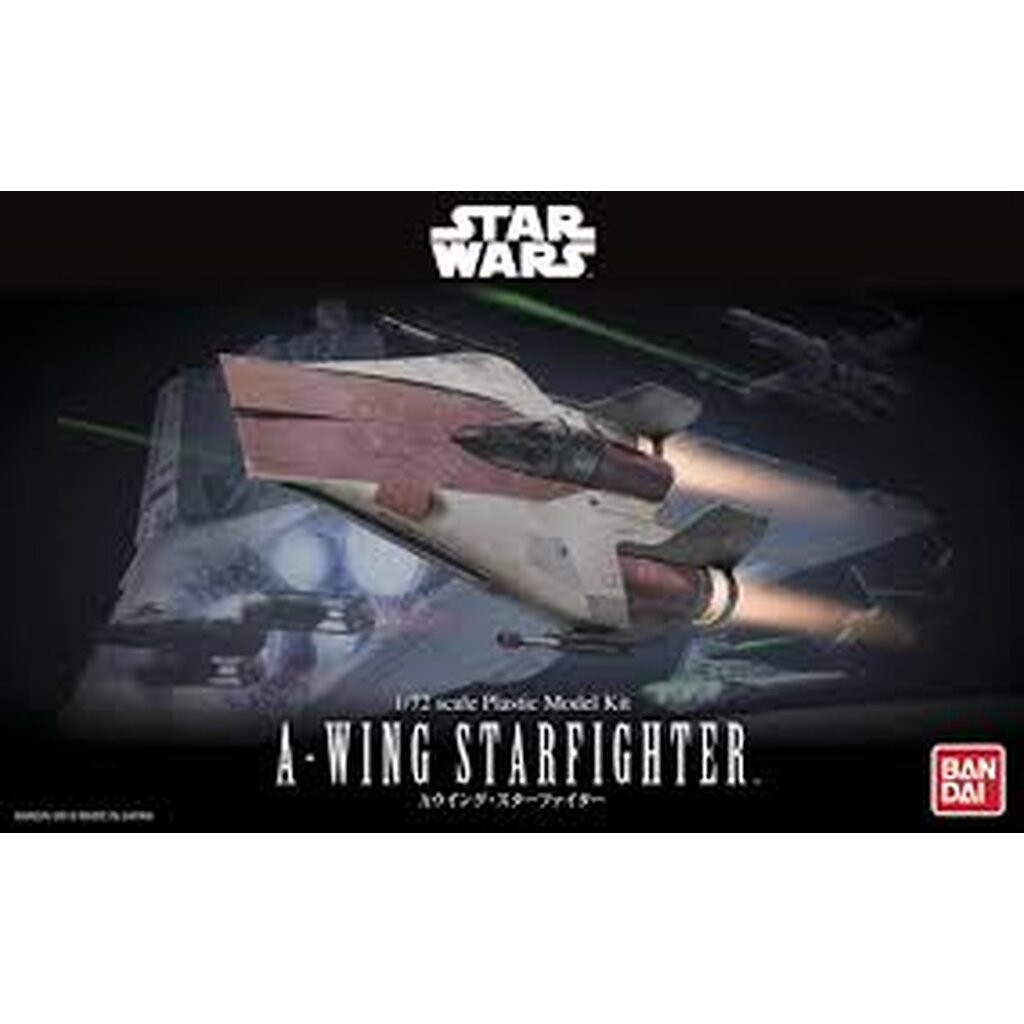 Bandai starwar 4549660063209 1/72 A-WING STARFIGHTER 2400yen (โมประกอบ