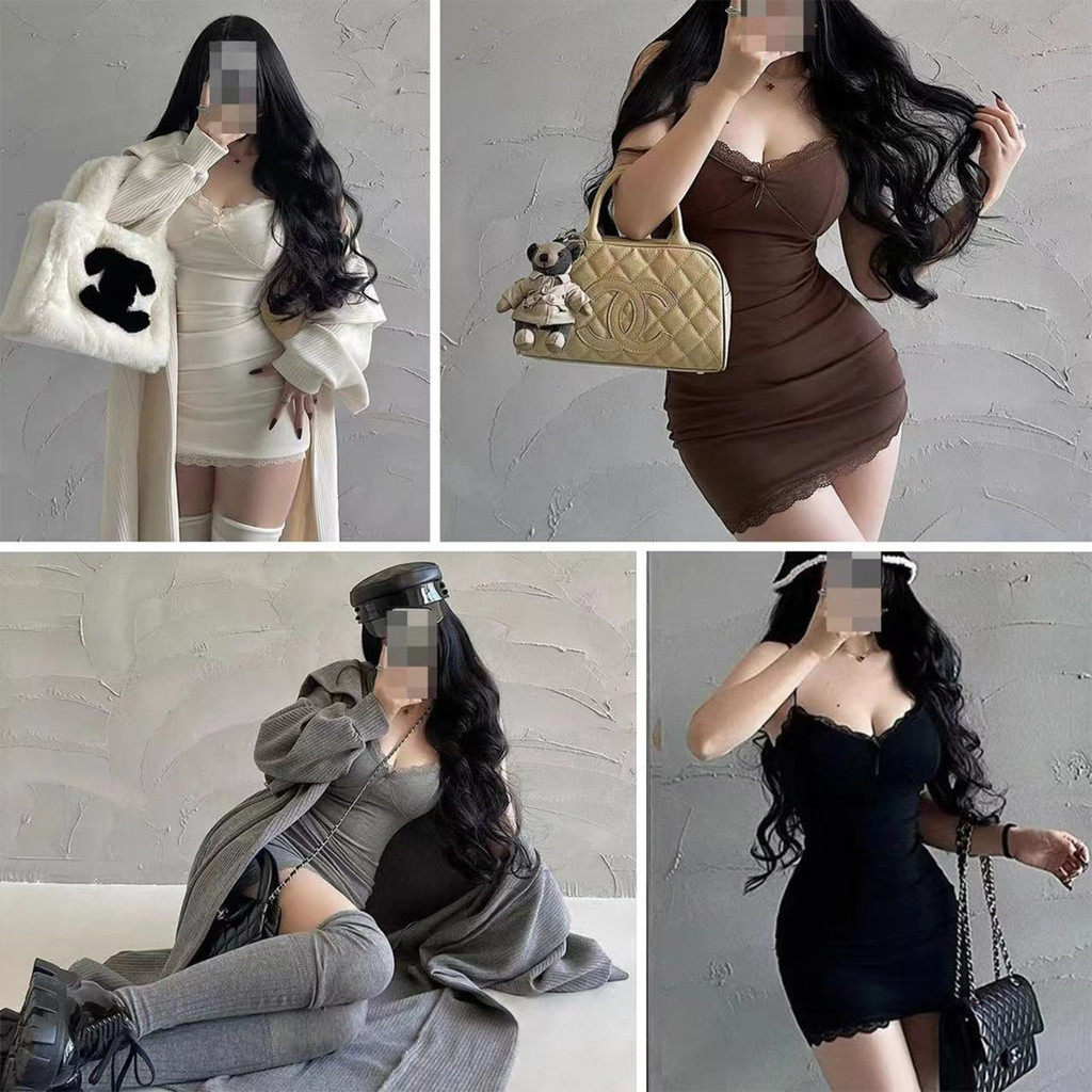 ชุดเดรสรัดรูปสาวแซ่บ เดรสสายเดี่ยวสุดเซ็กซี่ สำหรับฤดูร้อน โชว์สัดส่วนเป็นเอกลักษณ์ของสาวๆ
