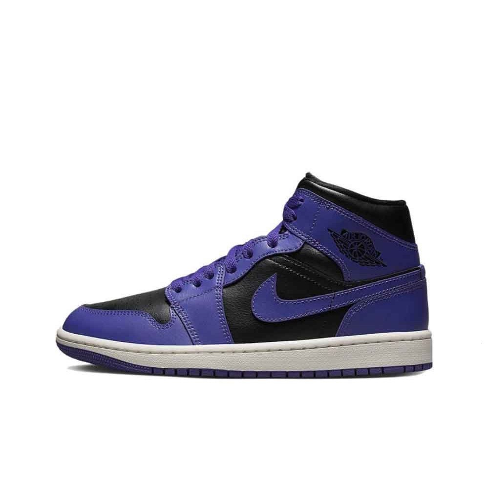 NK Air A/J 1 Mid Purple Blanck 黑紫 BQ6472-051