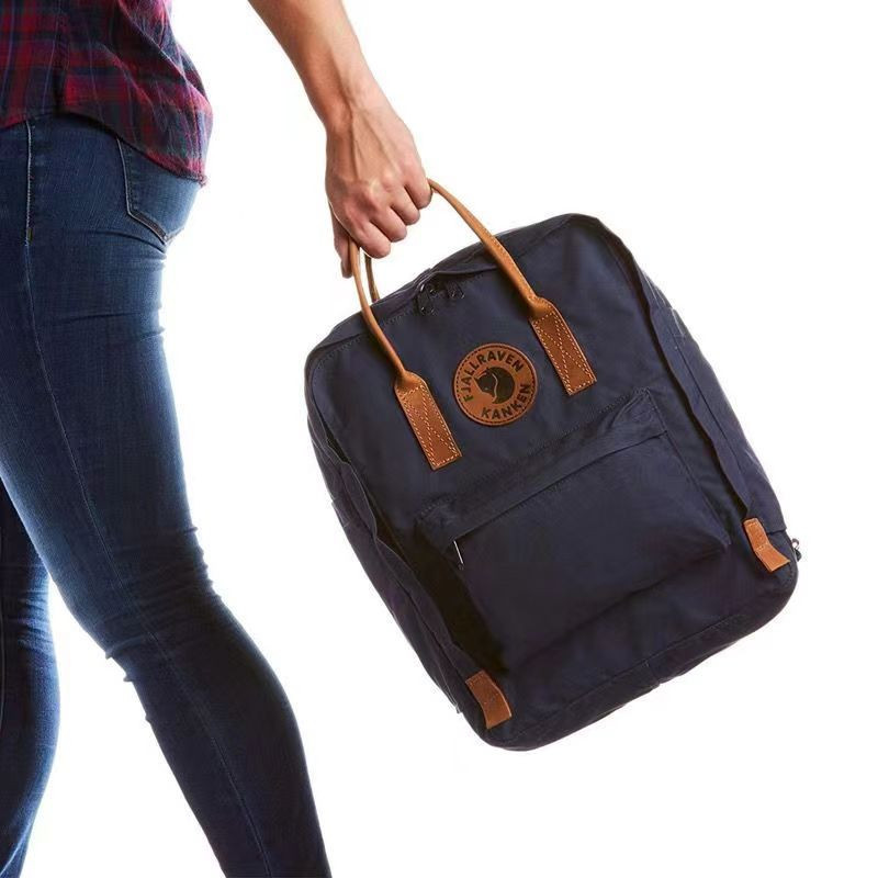 FJ Kanken Leather Handle Backpack/ School Bag