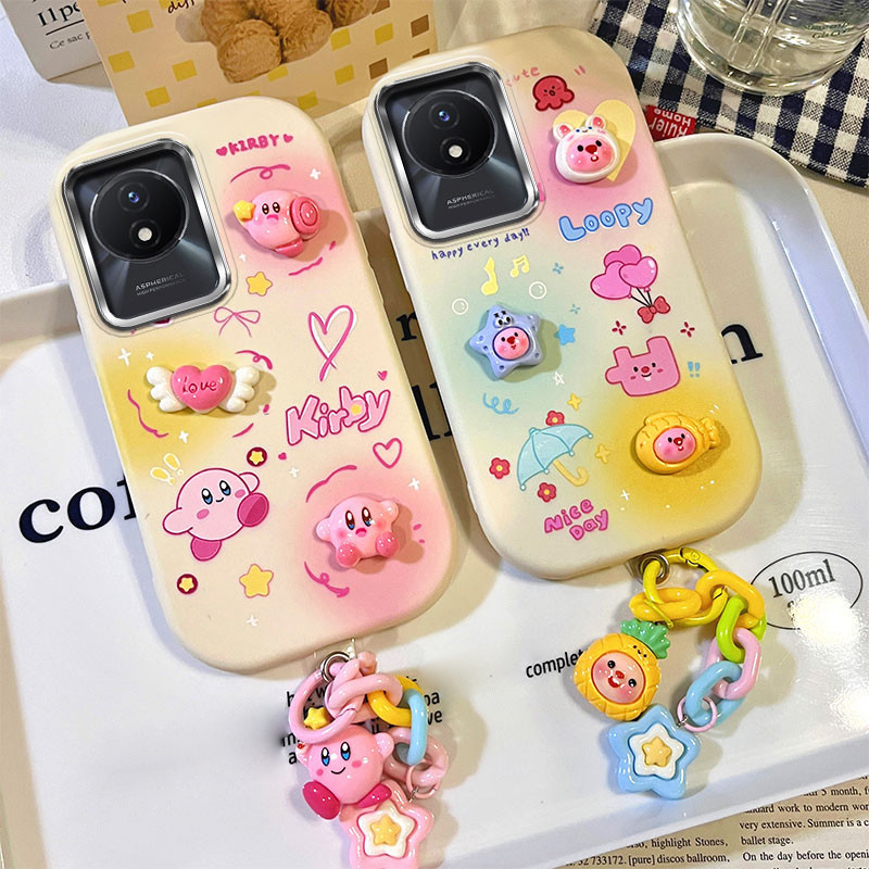 เคส vivo y02t ตุ ๊ กตาน ่ ารัก electroplated เคสโทรศัพท ์ สําหรับ vivo y02t กรณี vivo y02 y02acase