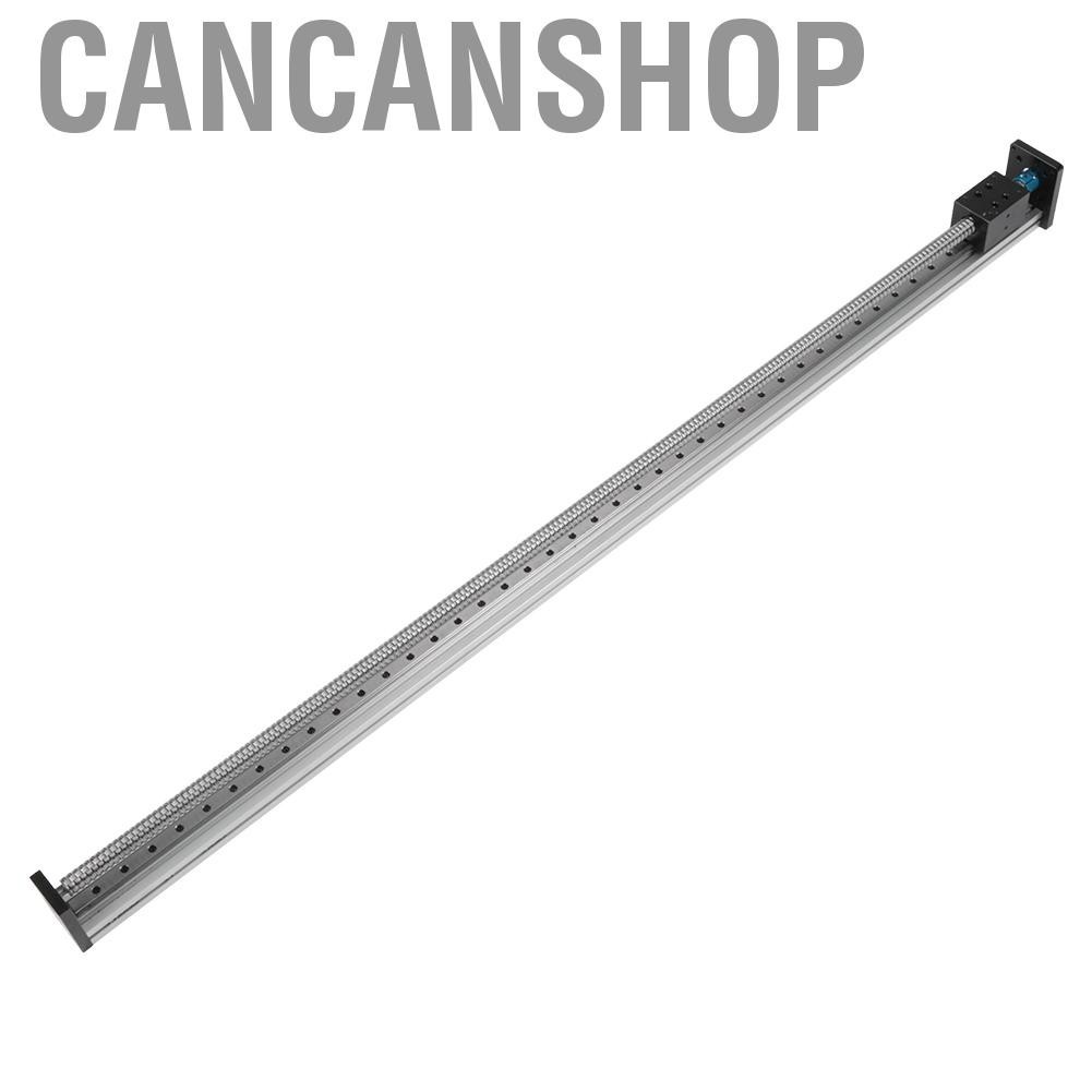 Cancanshop 1000mm Linear Rail Slide Guide Ball Screw Manual Sliding Table M4