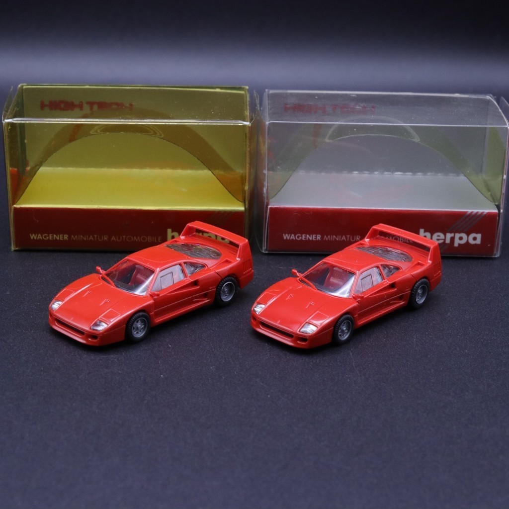1/087 Herpa Ferrari F40 87 Scale เล ็ กมากและคนงาน