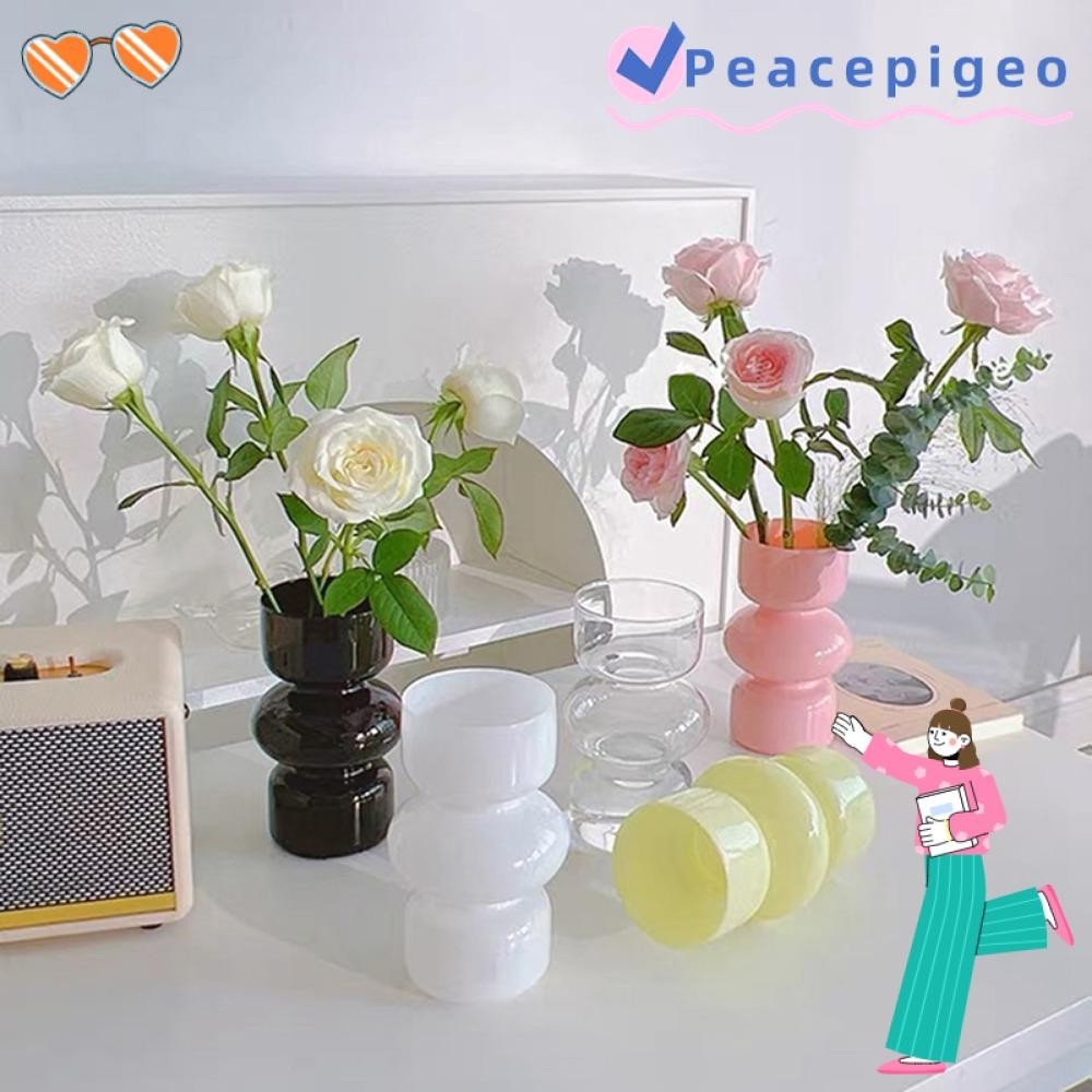 Peacepigeo ขวดดอกไม ้ Ins พืช Terrarium Hydroponics