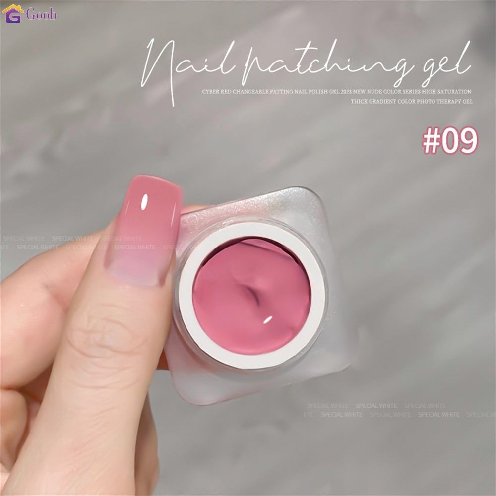 สีเจล เจลทาเล็บ 20 สี บลัชออนแบบค่อยเป็นค่อยไป ล้าง สีฟรี ทา ตบ กาว กาวทาเล็บกึ่งแข็งใช้ได้กับการเสริมเล็บ 【goob】