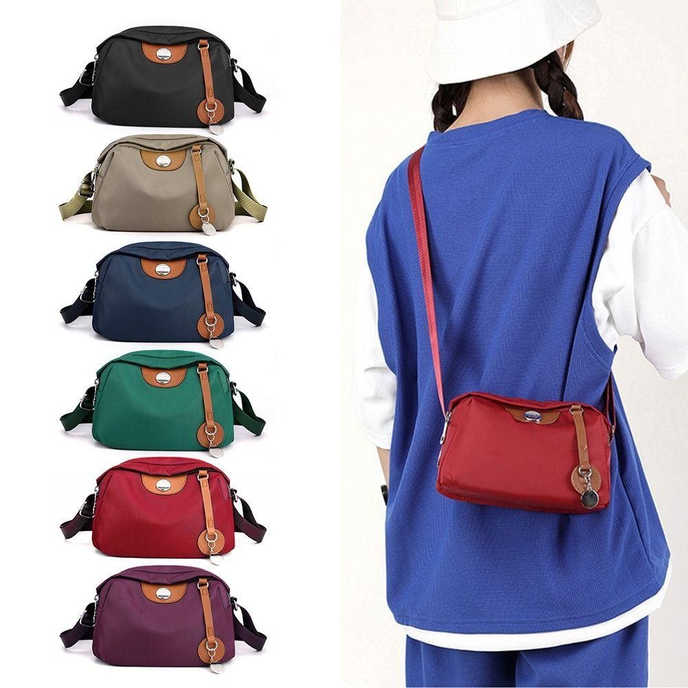[พร้อมส่ง] กระเป๋าคาดอก/สะพายข้างผู้หญิง/ผ้าไนลอนกันน้ำ ของแท้ 100% BB00486