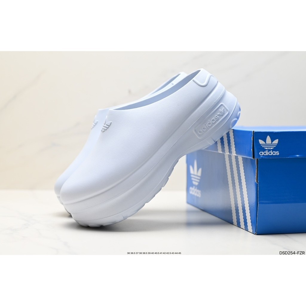 Adidas Originals AdiFOM Stan Smith Mule รองเท้าแตะกีฬา Mule Chef shoes รองเท้าแตะแห้งเร็วรองเท้าผู้ห