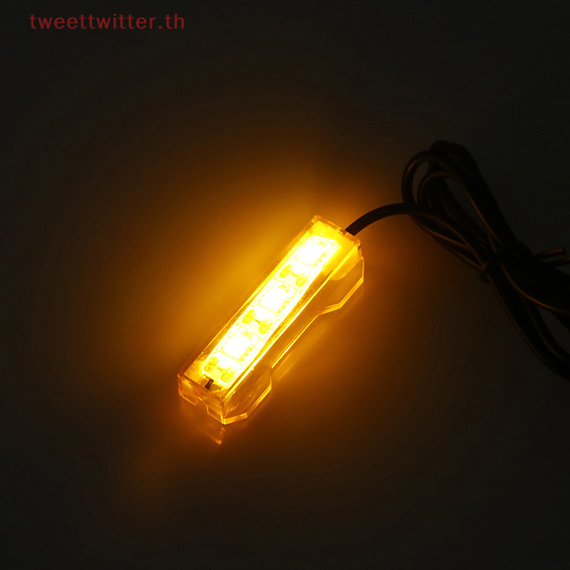 Tweet ไฟปลาพลาสติกตู ้ ปลาขนาดเล ็ ก USB LED โคมไฟปลาตั ้ งโต ๊ ะ TH