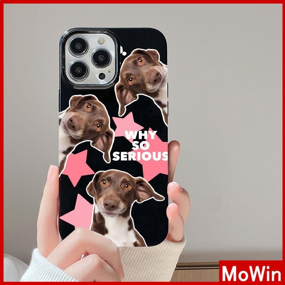 Mowin - เข้ากันได้สำหรับ 15 เคสไอโฟน11 เคส iphone 11 สำหรับ 14 Pro Max เคส iPhone สีดำเงา TPU เคสอ่อ