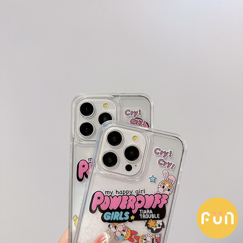 การ ์ ตูน CryBaby Power สาวโปร ่ งใส Quicksand เคสโทรศัพท ์ สําหรับ iPhone 15 14 Plus 13 12 11 Pro Max 15plus อะคริลิค Shock Proof Hard ปกหลังปลอก - รูปที่ 5