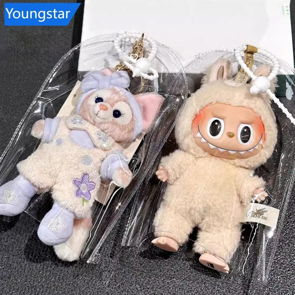 [ForeverYoung] Pvc ตุ๊กตาผ้าฝ้าย Outing ป้องกันฝุ่นฝาครอบป้องกันกันน้ํา Anti-สกปรกมินิตุ๊กตาเสื้อกันฝนโปร่งใสป้องกันตุ๊กตาอุปกรณ์เสริม Q9U5