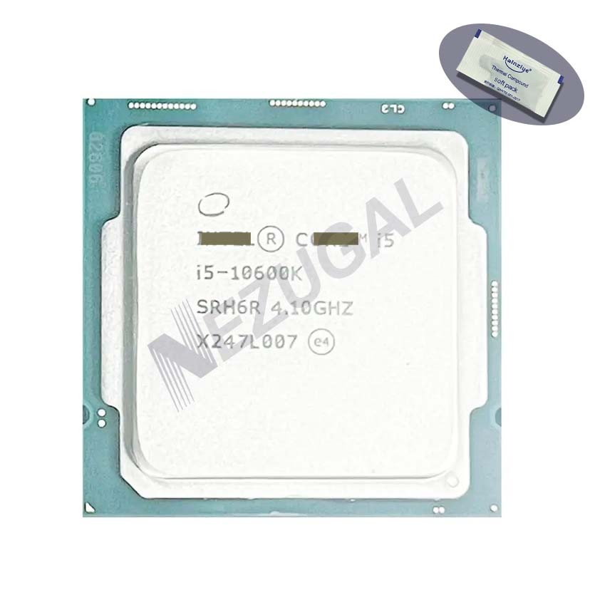 I5-10600K I5 10600K SRH6R 4.10 สูงสุด 4.80 Ghz Six Core 12M 125W LGA1200 CPU โปรเซสเซอร์