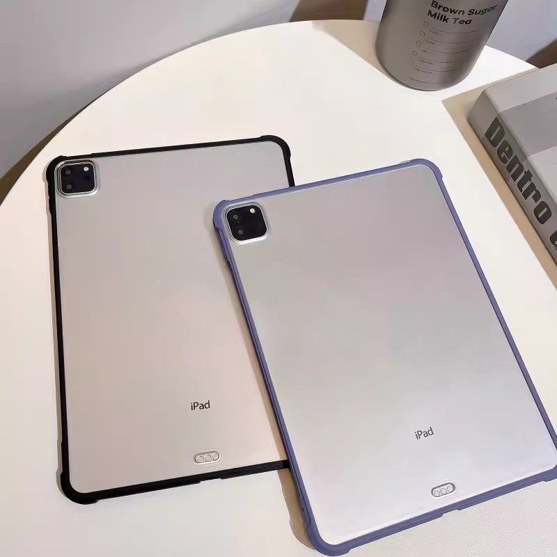 Matteโปร่งใสultra Thinกรณีแท็บเล็ตสําหรับiPad Pro 11 2024 5th Air 11 6 13 5 4 3Pro 2 1 10th 10.9 10.2 9th 8th 7th 9.7 Mini 6 Pro12.9 ป้องกันPC Hard Cover