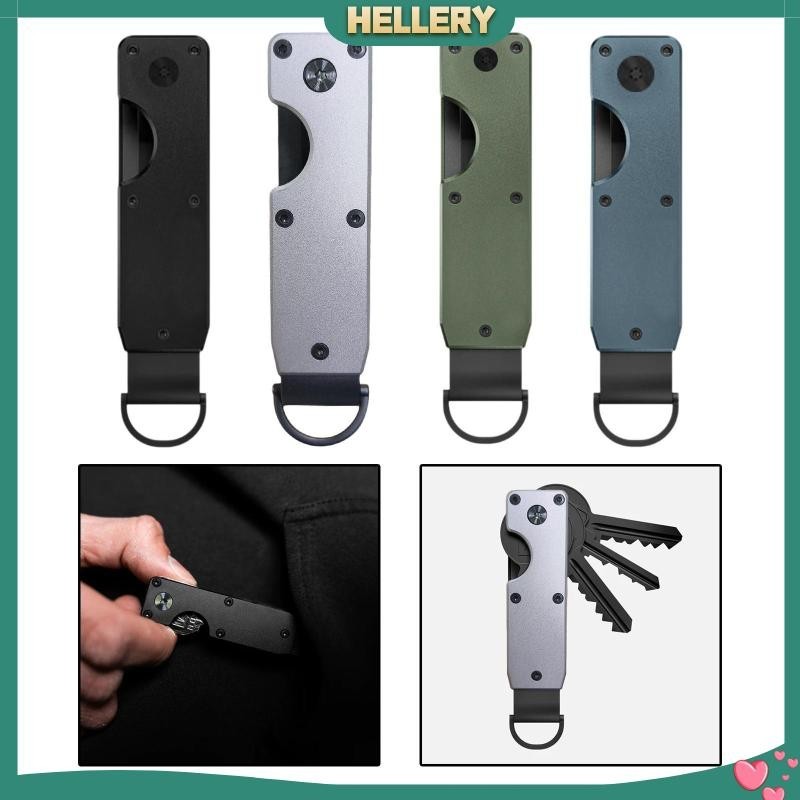 [HelleryTH ] Key Organizer Compact Metal Lightweight Minimalist Key Holder
