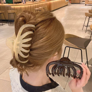 1 ชิ ้ นขนาดใหญ ่ Elegant Lady สาวเกาหลี Grips Hairpin Hairclips อุปกรณ ์ เสริมผม