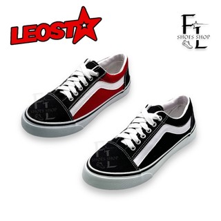 LEO ผ้าใบทรงVanz รองเท้าผ้าใบ รองเท้าผ้าใบชาย รุ่น E8+ Size 38-44