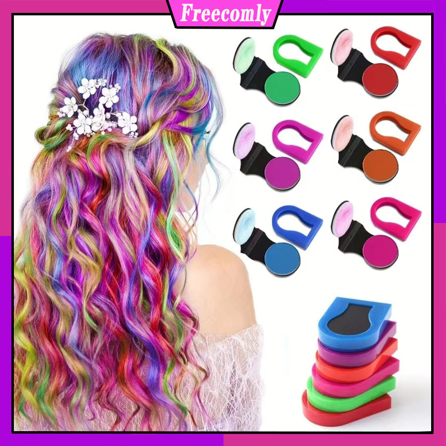 8 สีย ้ อมผมชุดแป ้ งทิ ้ งสีครีมย ้ อมผมง ่ ายสีผมย ้ อมผมผงสําหรับเด ็ กผู ้ ใหญ ่ ปาร ์ ตี ้ คอสเพลย ์ เวทีเครื ่ องแต ่ งกาย