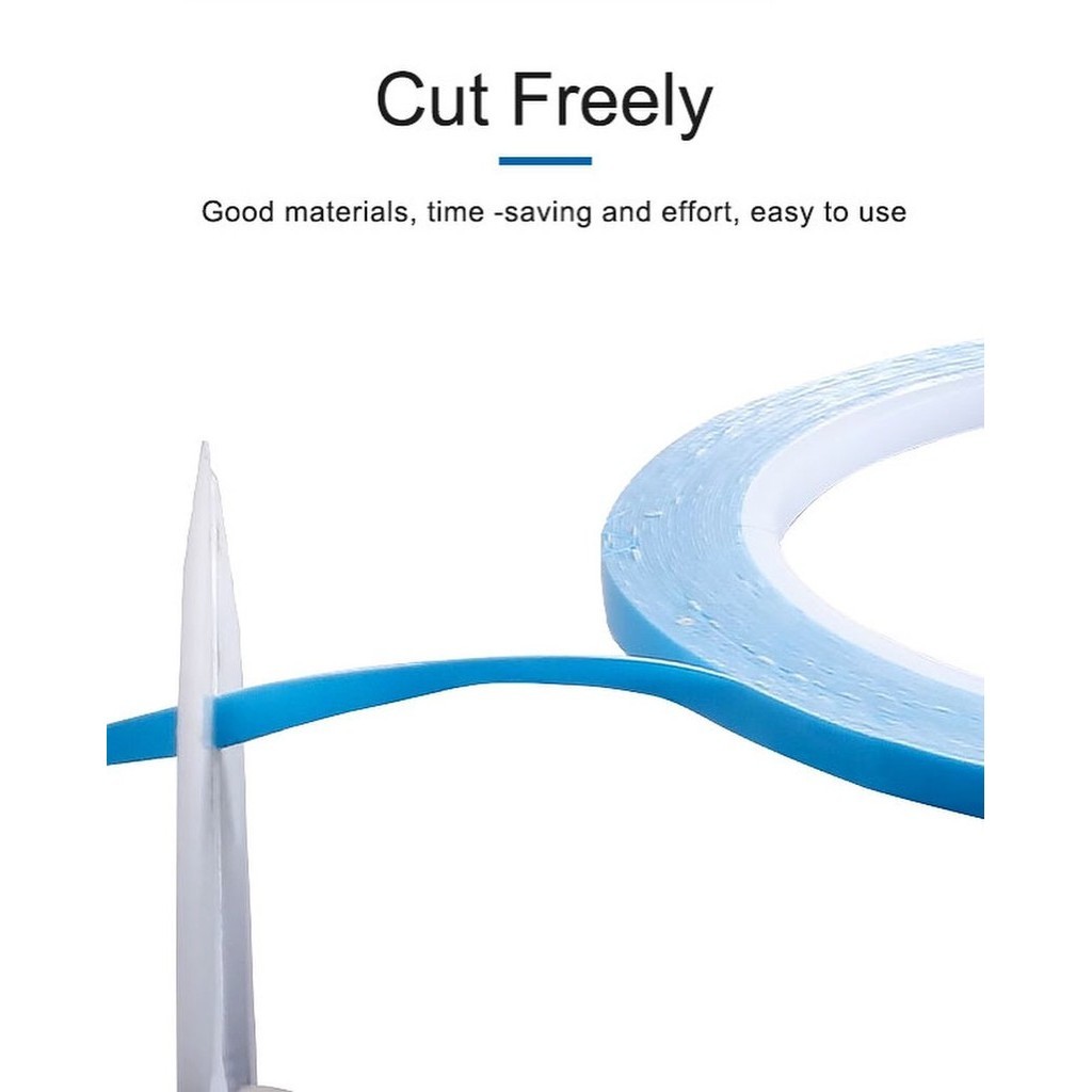 กาว 2 หน้า 3M สีฟ้า(blue) 0.3cm ใช้ติดแค่เปลี่ยนขั้วแบตเตอร์รี่