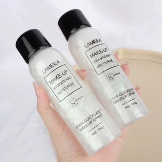 Lameila M3018หน้าฉ่ำวาว สเปรย์น้ำแร่ล็อคเครื่องสำอาง ประกายชิมเมอร์ ลาเมล่า Moisturizing Makeup