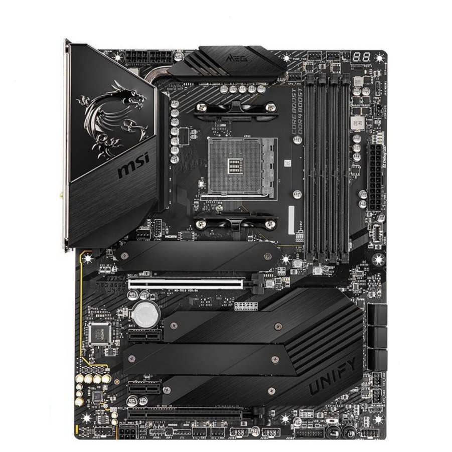Msi MEG B550 UNIFY 4 M.2 บอร์ด PCIE 4.0 รองรับ R5-5600G R9-5950X เมนบอร์ด MSI-B550-UNIFY