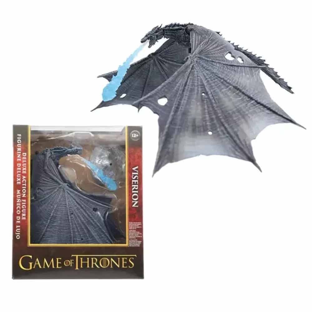 Game of Thrones Viserion Ice Dragon McFARLANE Deluxe Figure PVC Toys