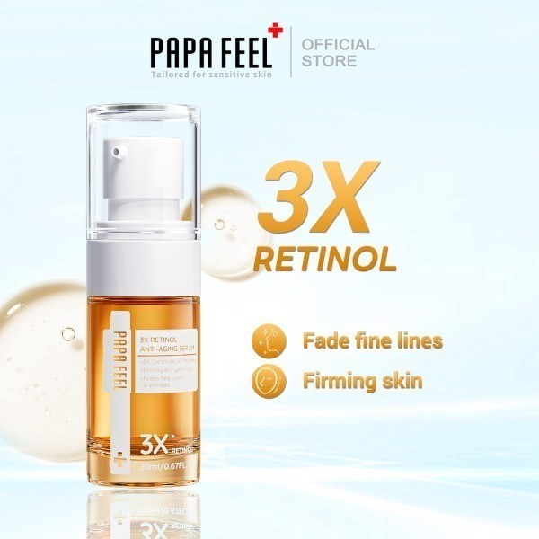 PAPA FEEL 3x Retinol Anti-aging 20ml | ลดเลือนริ้วรอย | รอยสิวจางลง