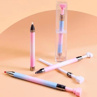 ใหม่ 6 ชิ้น/เซ็ตReusable Rhinestone Picker Dottingปากกาขี้ผึ้งดินสอสําหรับRhinestones Wax DottingปากกาเพชรPickerเล็บDottedเครื่องมือเล็บอุปกรณ์เสริม