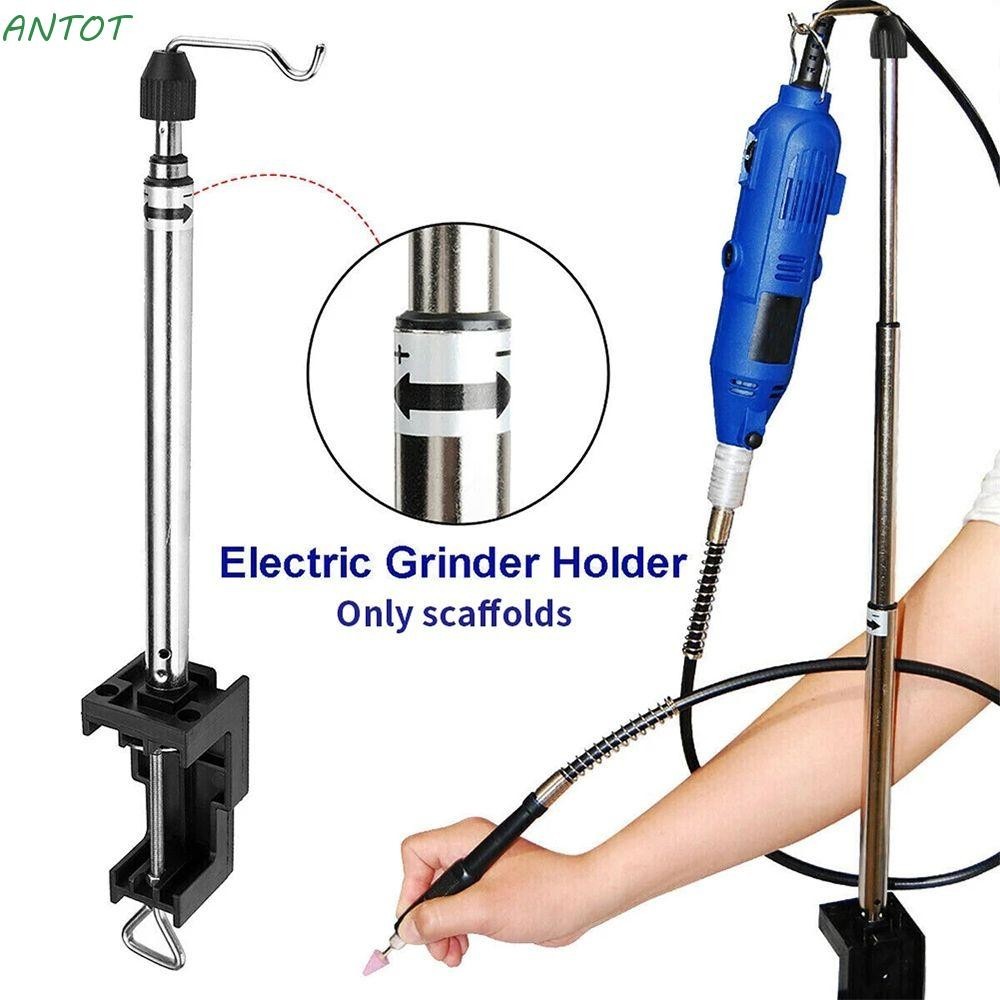 มากมาย ชั้นวางเครื่องเจียรโรตารี่ ทําเอง พร้อมที่หนีบเครื่องเจียรไฟฟ้าอุปกรณ์เสริม 360 องศาที่แขวนสว่านขนาดเล็ก