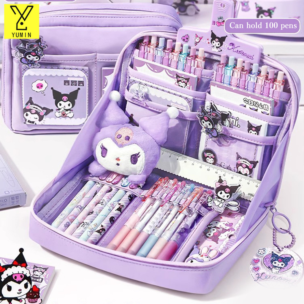 กระเป๋าดินสอ อเนกประสงค์ กล่องดินสอขนาดใหญ่ 12ชั้น สไตล์เรียบง่าย แบบพกพา สร้างสรรค์ สําหรับใส่เครื่องเขียน