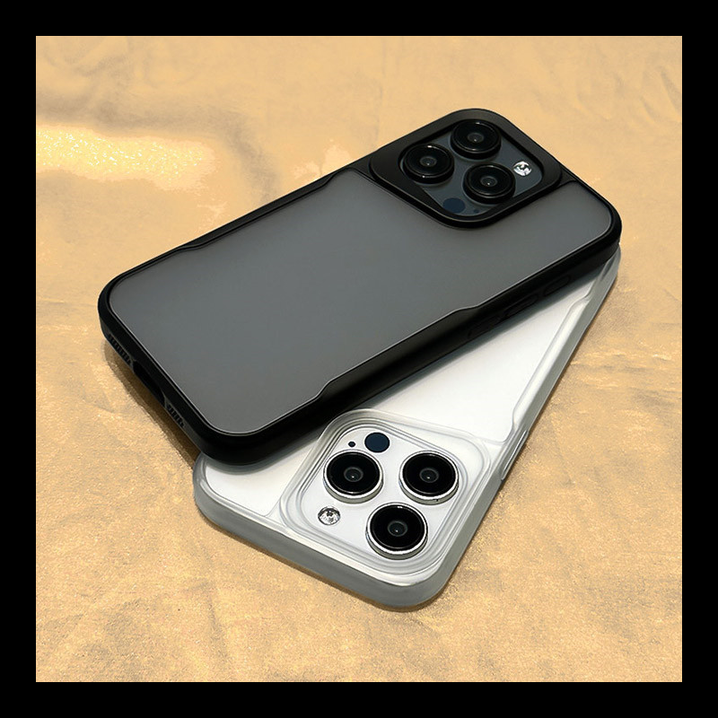 เคสโทรศัพท์แบบด้านใหม่ เหมาะสําหรับ iPhone 15 Pro Max 14 Plus เคสโทรศัพท์กันกระแทกแบบใส อะคริลิค 13 Pro Max 13 Pro 12 Pro Max เคสโทรศัพท์