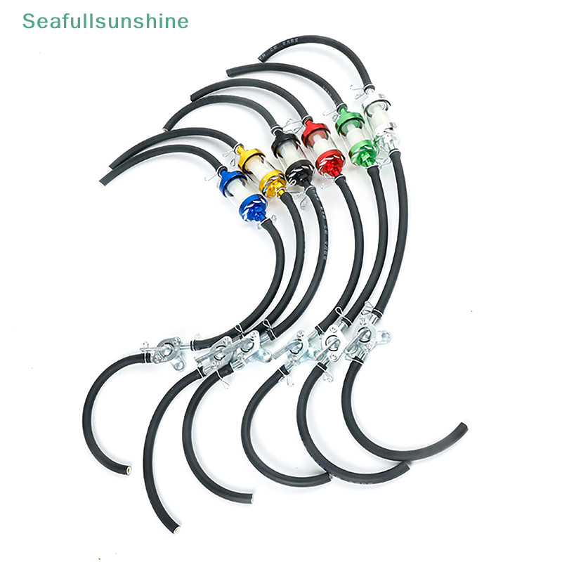 Seaf> รถจักรยานยนต์กรองน้ํามันเชื้อเพลิงด้านในตัวกรองเบนซิน Petrol Fuel Line ท่อ Moto สกู๊ตเตอร์ Dirt Bike well