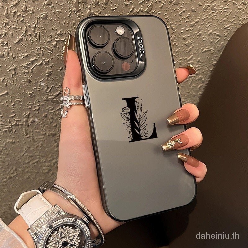 L รูปร่างกันชนเลเซอร์เคสโทรศัพท์สําหรับ iPhone 12 11promax 7 8plus 14plus 15promax Xs XR xsmax 13pro XZSK