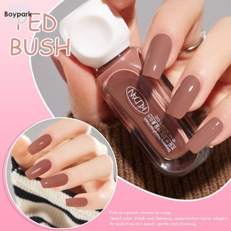 Boypark KUDAN ยาทาเล็บสูตรน้ํา สีทาเล็บลอกได้ แห้งเร็ว ปกป้องเล็บ ไม่ต้องอบ ติดทนนาน