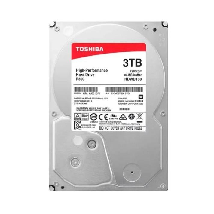 Toshiba P300 500G 1T 2T 3T 4TB การเฝ้าระวัง VCR HDD เดสก์ท็อป PC ภายใน Hard driver disk 3.5 นิ้ว 540