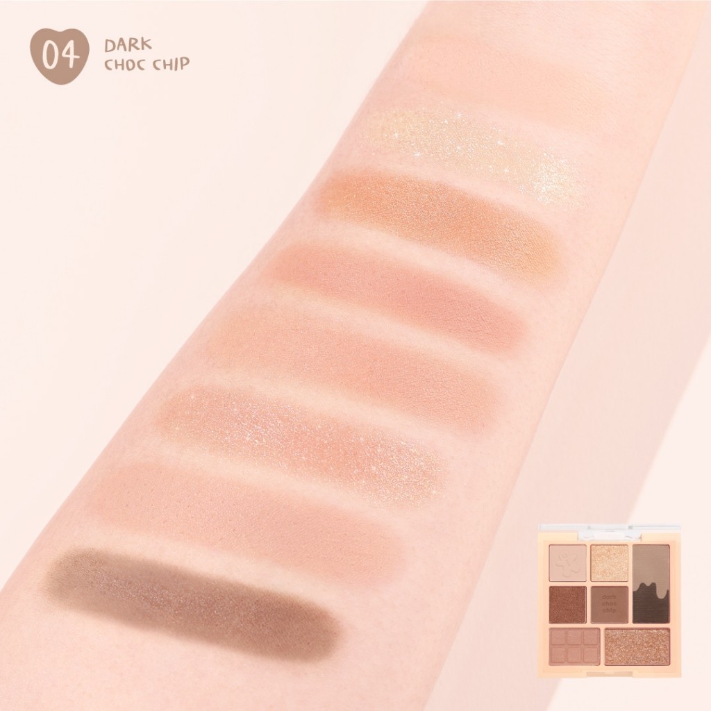 MEILINDA Cookie recipe eye palette (MC3128) 6.5g เมลินดา อายแชโดว์ พาเลท เนื้อเบลนด์ง่าย - รูปที่ 6