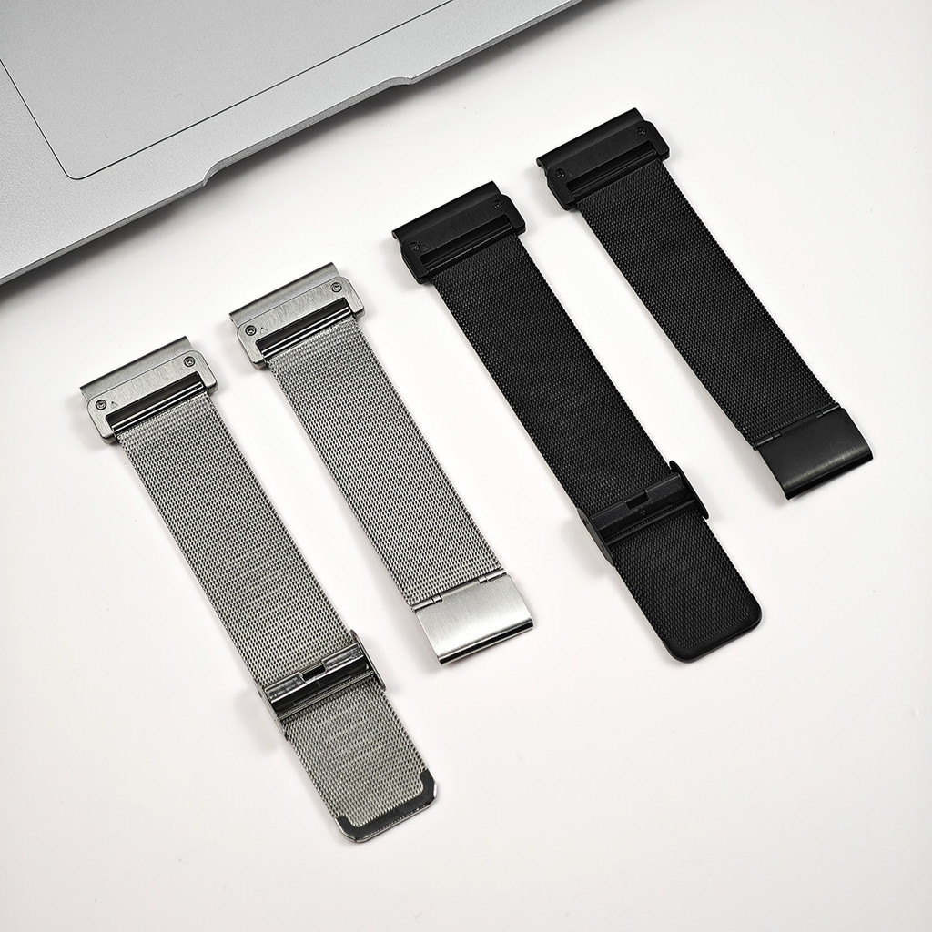 26 มม.22 มม.สายรัด Milanese สําหรับผู้เบิกทาง Garmin 965 955 Band Epix Pro/Instinct 2X/Fenix 7X Pro สแตนเลส Quick Fit Correa