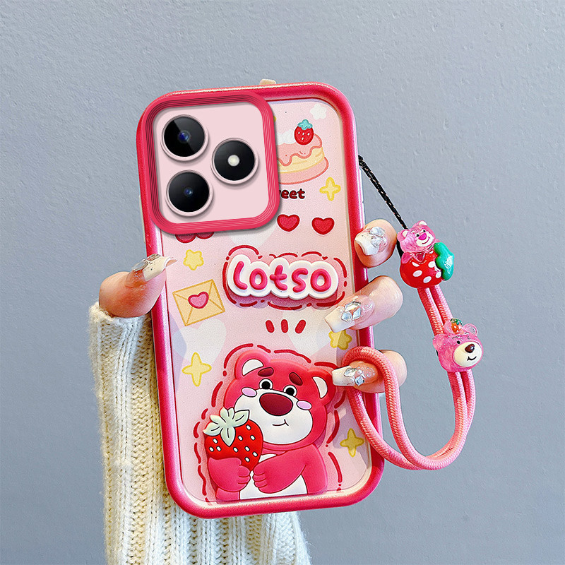 เคส realme c53 สติ๊กเกอร์การ์ตูน 3D เคสโทรศัพท์ตุ๊กตาสําหรับเคส