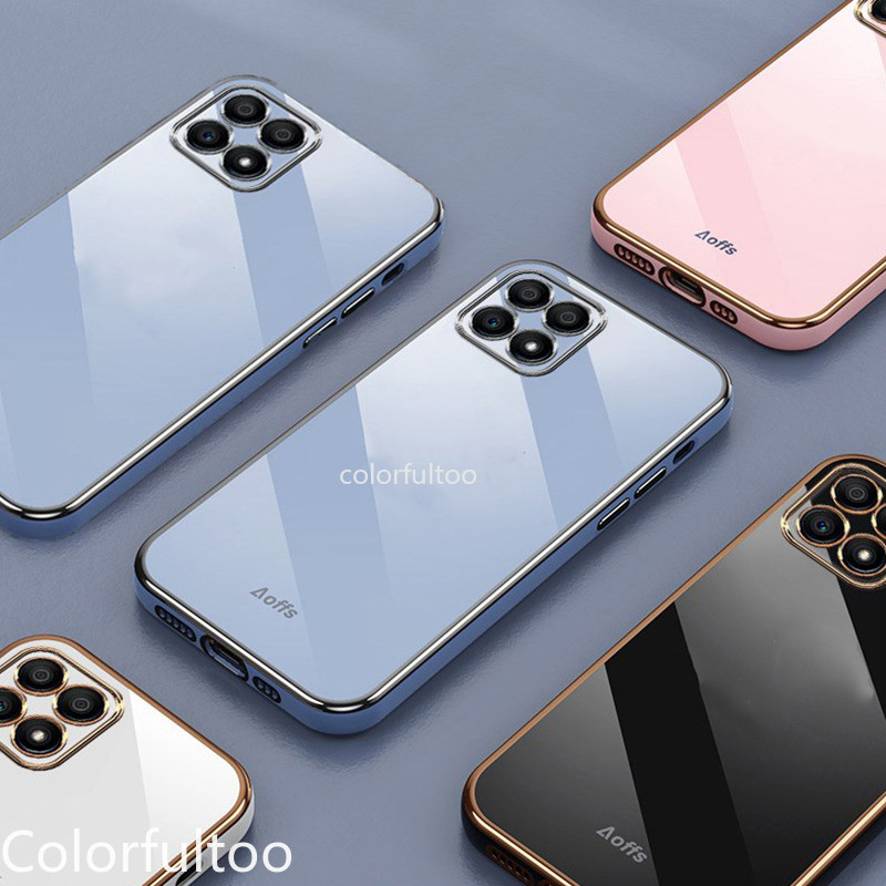 Vivo V50 2025 หรูหรา 6D ชุบ Soft TPU ซิลิโคนเคสโทรศัพท์สําหรับ Vivo V50 V40 Pro V40Lite V50Pro 5G กันกระแทกกล้องเลนส์ป้องกันปกหลังคู่ปลอกสําหรับ VivoV50