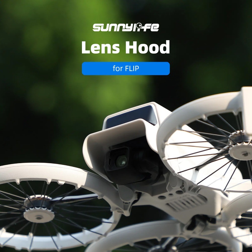 อุปกรณ์เสริมม่านบังแดดน้ําหนักเบาสําหรับฮูดเลนส์ DJI Flip, เลนส์ป้องกันแสงสะท้อนแบบ Flip gimbal