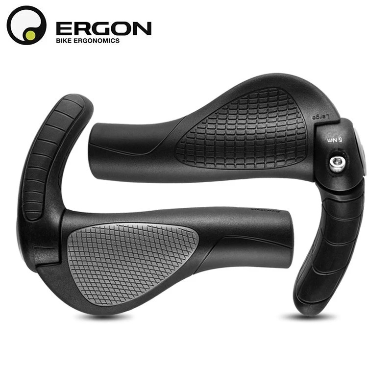 จักรยานเสือภูเขา แท่งควบคุม ERGON GP3 GP5 กันกระแทก ทนทาน สำหรับขี่จักรยาน