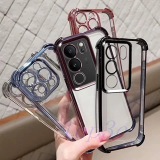 เคส Vivo V29 5G เคสโทรศัพท์โปร่งใสป้องกันการตกสี่มุม SJDK